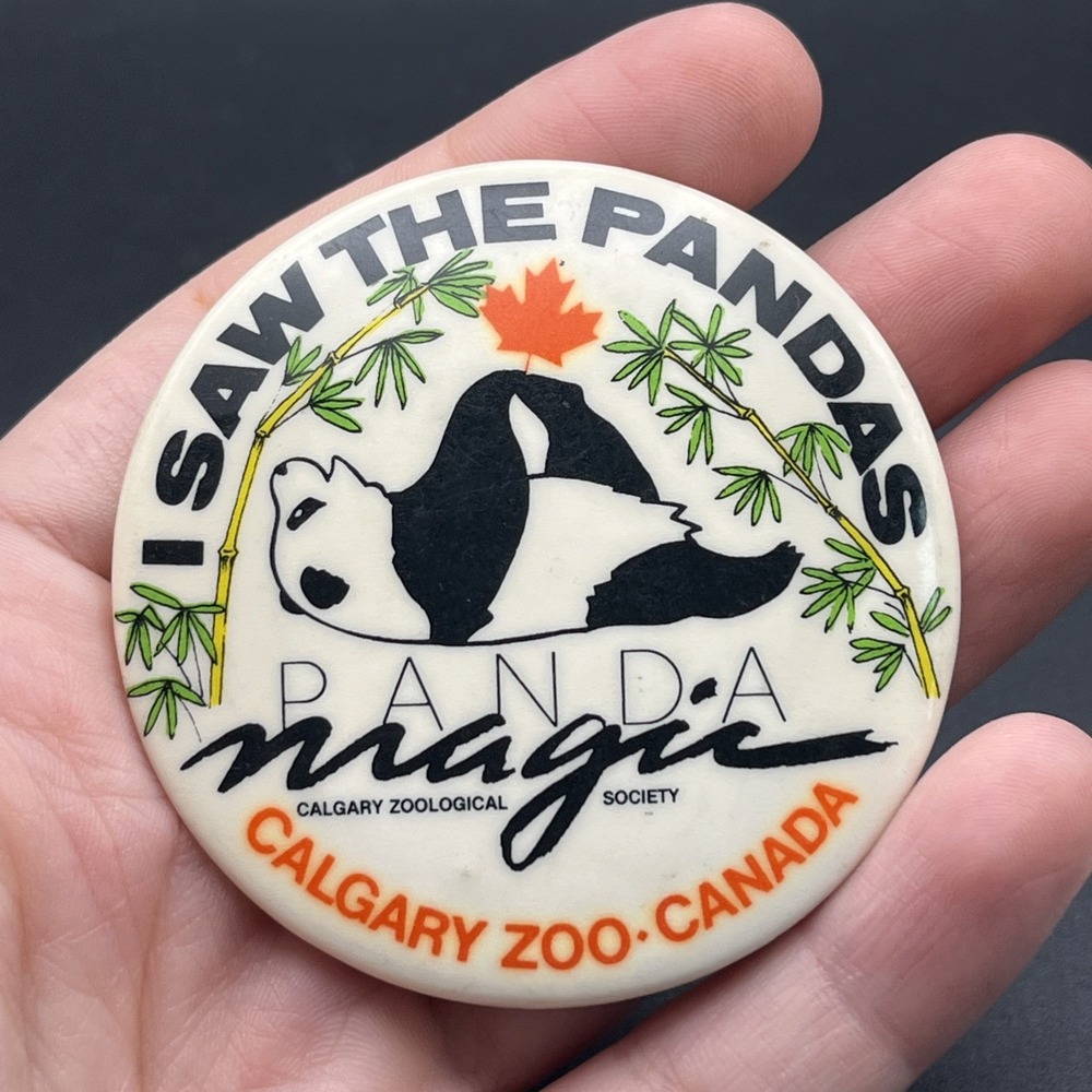 I Saw The Pandas Calgary Zoo Panda Magic Calgary Zoological Society Button Pin